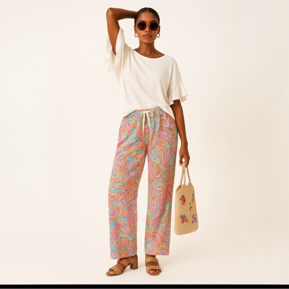 Lilly Plitizer Colorful Patterned pants TEEN but can be used XS women